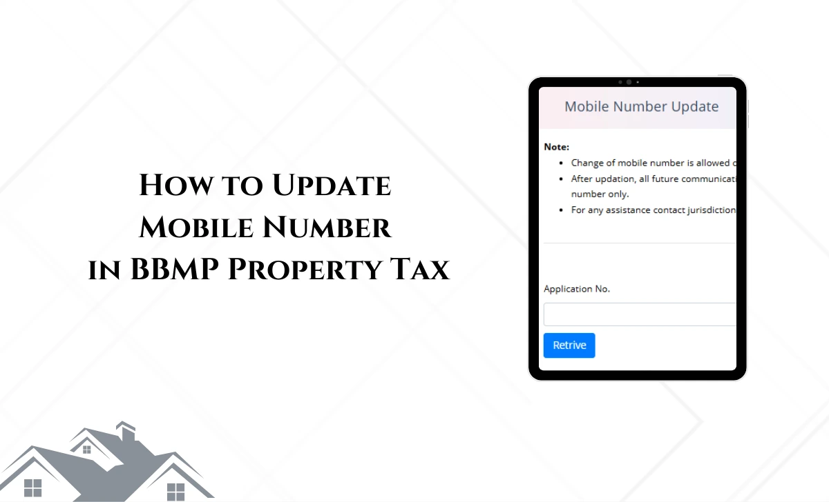 How to Update BBMP Property Tax Mobile Number