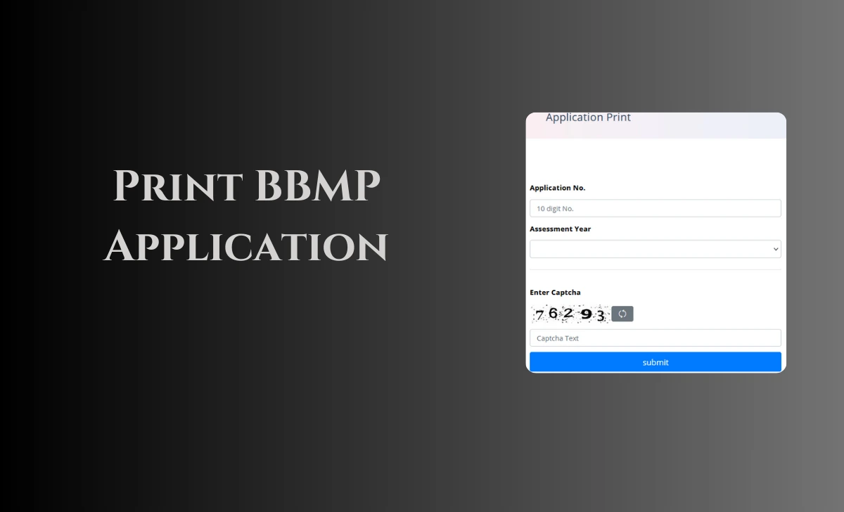 BBMP Application Print