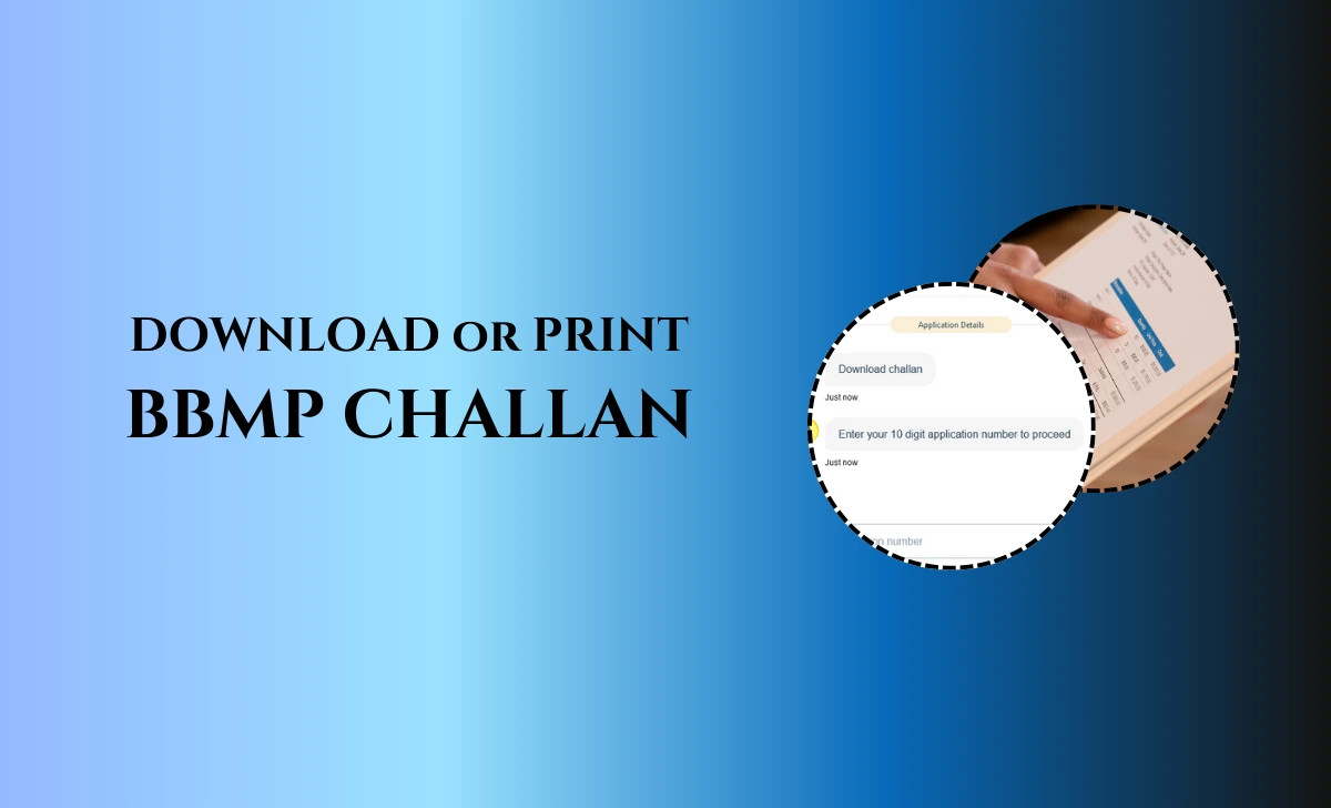 BBMP Challan Print