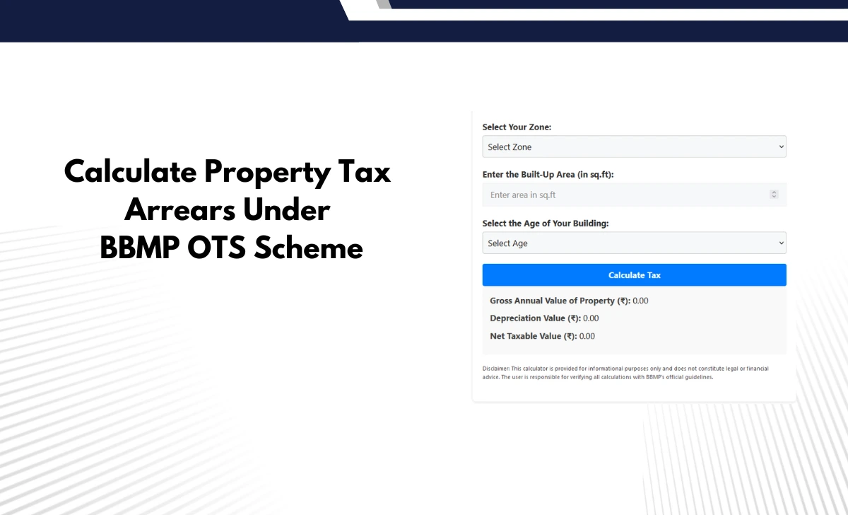 BBMP OTS Scheme calculator